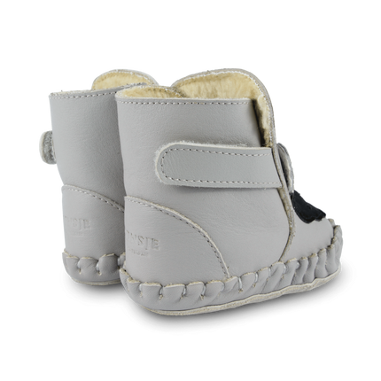 Kapi Exclusive Booties | Badger | Light Stone Leather