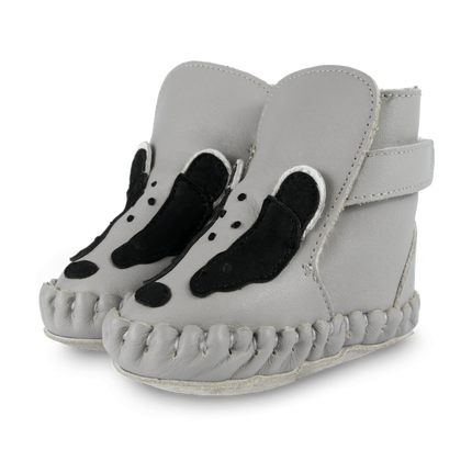 Kapi Exclusive Booties | Badger | Light Stone Leather
