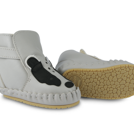 Kapi Exclusive Booties | Badger | Light Stone Leather