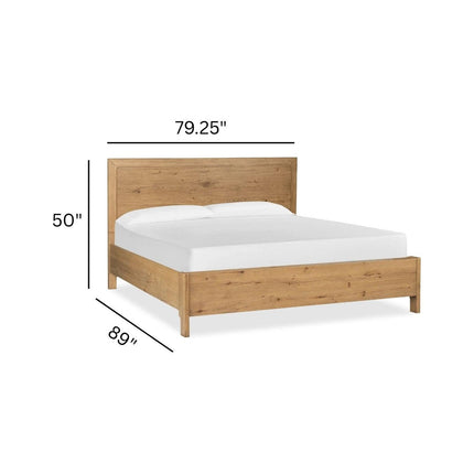Magnussen Home Davenport Rustic Panel Caramel Bed