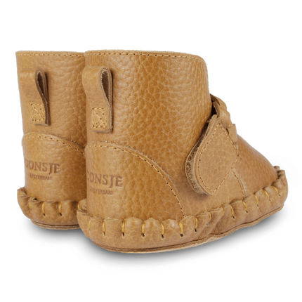 Mace Booties | Toast Grain Leather