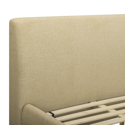 TOV Furniture Rayne Textured Fabric Bed