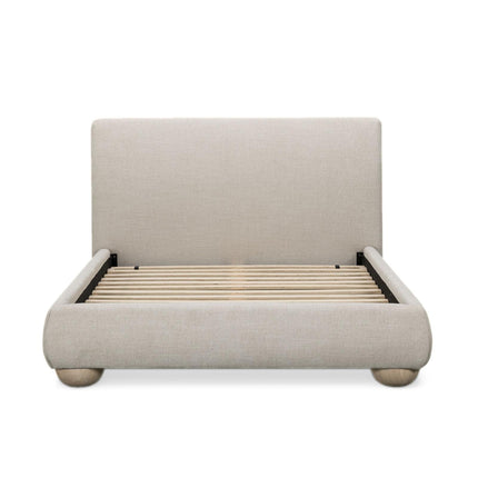TOV Furniture Rayne Textured Fabric Bed