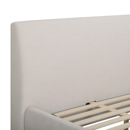 TOV Furniture Rayne Textured Fabric Bed