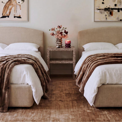 TOV Furniture Leah 48" Special Sized Chenille Bed