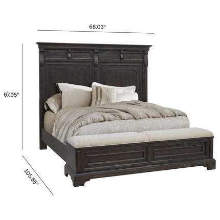Pulaski Furniture Hickory Creek Brown Velvet Bed