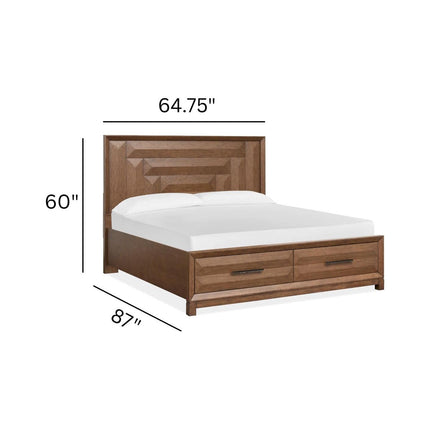 Magnussen Home Callisto Bourbon Brown Panel Bed