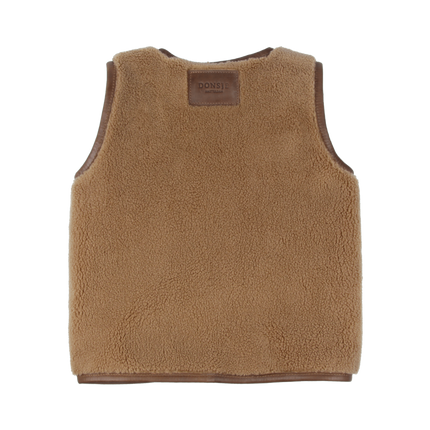 Noa Gilet | Bear | Cognac Classic Leather