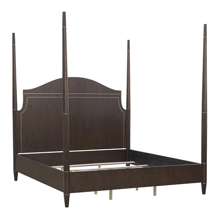 Pulaski Furniture Asher Park Piano Brown Poster King Bed