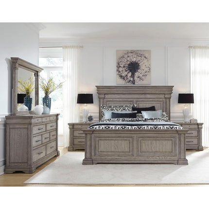 Pulaski Furniture Madison Ridge Heritage Taupe Panel Bed