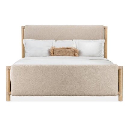 Hooker Furniture Retreat Upholstered Panel Bed Dune