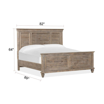 Magnussen Home Lancaster Dovetail Grey Bed