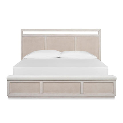 Magnussen Home Cypress Point Sand Dollar Panel Storage Bench Bed