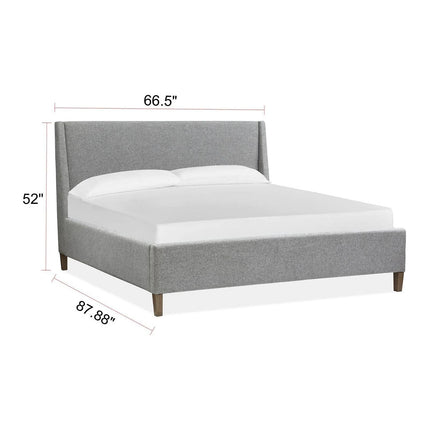 Magnussen Home Lindon Belgian Wheat & Coffee Bean Bed