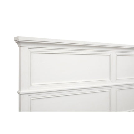 Magnussen Home Juniper Hill Whisper White California King Panel Storage Bed