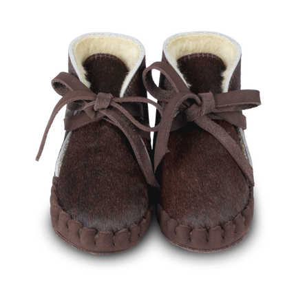 Pina Exclusive Booties | Brown Cow Hair