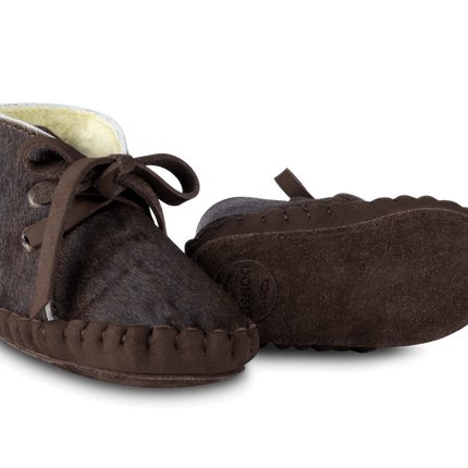 Pina Exclusive Booties | Brown Cow Hair