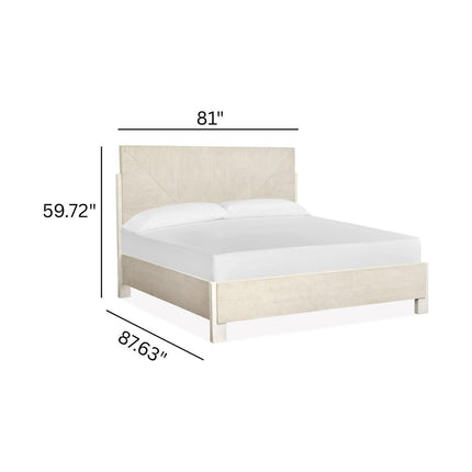 Magnussen Home Lorelei Misty Cloud Panel Bed