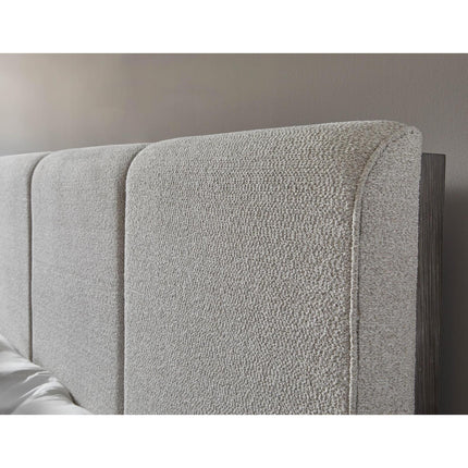 Pulaski Furniture Anderson Park Moose Trail And Frontier Brown Upholstered Bed