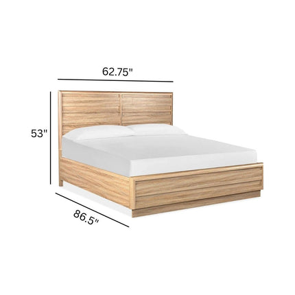 Magnussen Home Brentwood Heights Provincial Brown Panel Bed
