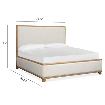 Magnussen Home Coventry Honey Wheat Upholstered Panel Bed