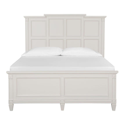Magnussen Home Willowbrook Egg Shell White Bed