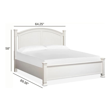 Magnussen Home Kingston Whisper White & Cerused Nutmeg Bed