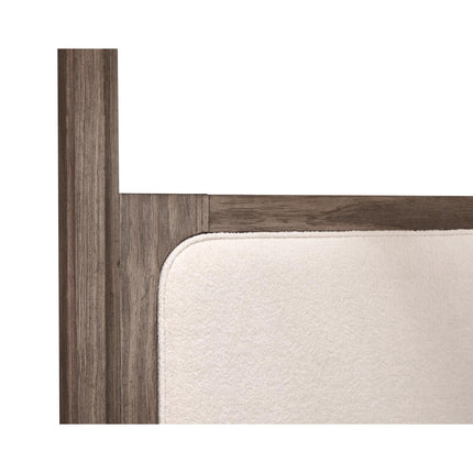Magnussen Home Westbourne Dark Umber Upholstered Poster Bed