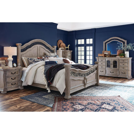 Magnussen Home Marisol Fawn Panel Queen Bed
