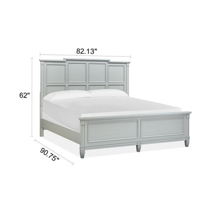 Magnussen Home Glenbrook Pebble Panel Bed
