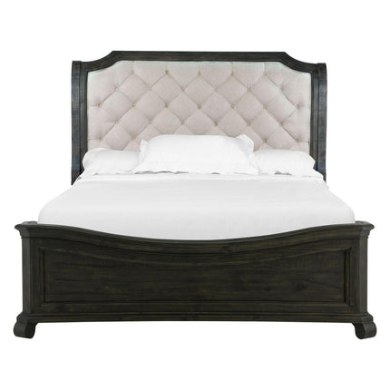 Magnussen Home Bellamy Peppercorn Sleigh Bed