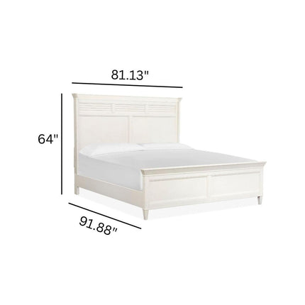 Salt Life Home Echo Isles Sea Pearl and Driftwood California King Classic Panel Bed