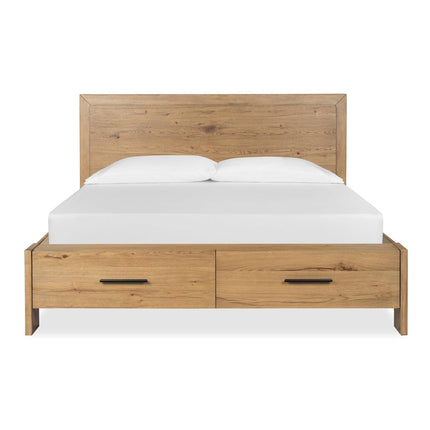 Magnussen Home Davenport Rustic Panel Caramel Bed
