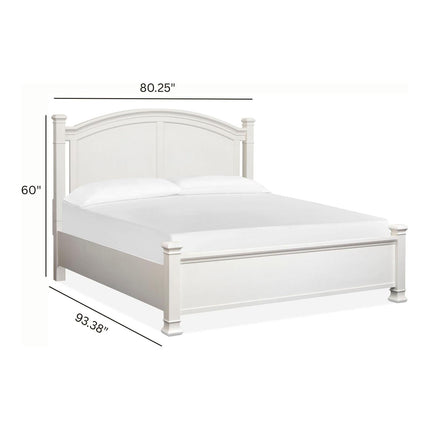 Magnussen Home Kingston Whisper White & Cerused Nutmeg Bed