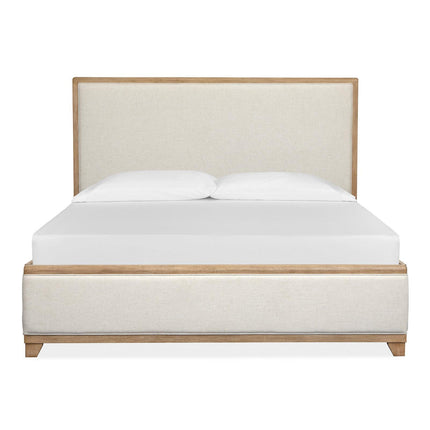 Magnussen Home Coventry Honey Wheat Upholstered Panel Bed