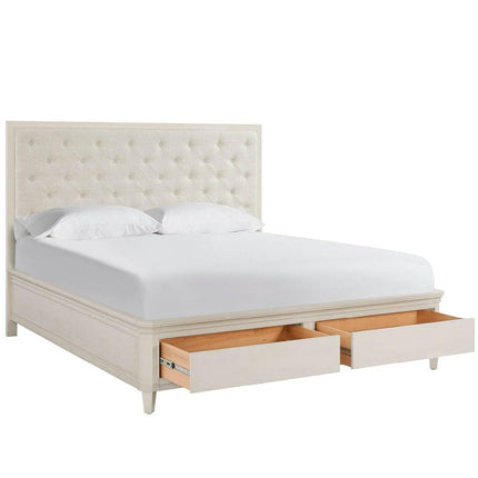 Universal Furniture Birchaven Panel Upholstered Storage Bed