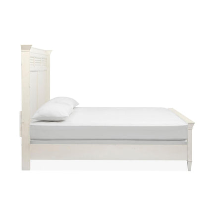 Salt Life Home Echo Isles Sea Pearl and Driftwood King Classic Panel Bed