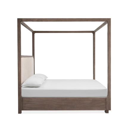 Magnussen Home Westbourne Dark Umber Upholstered Poster Bed