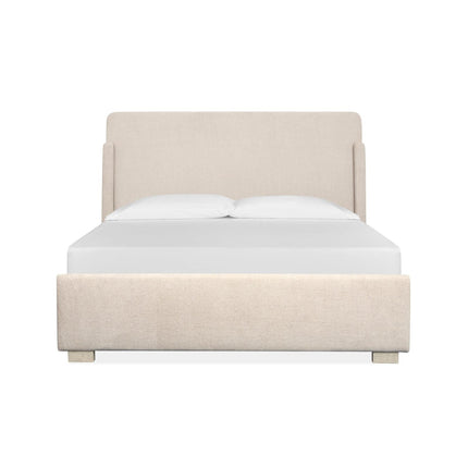 Magnussen Home Lorelei Misty Cloud Upholstered Sleigh Bed