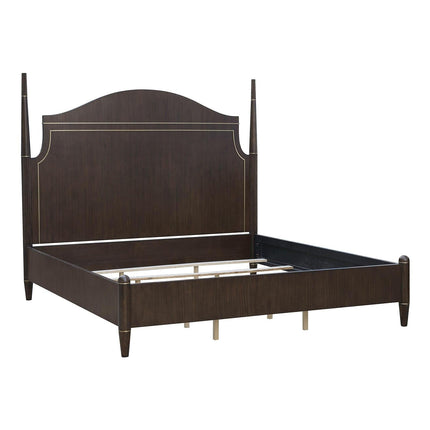Pulaski Furniture Asher Park Piano Brown Poster King Bed