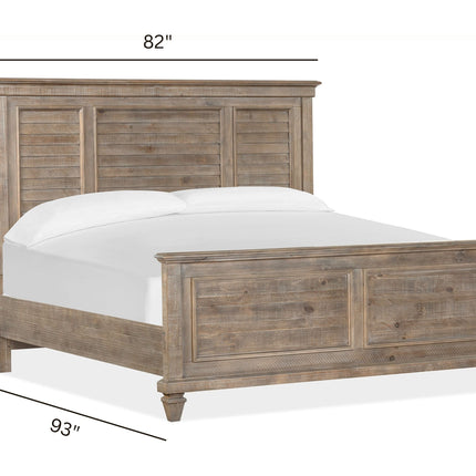 Magnussen Home Lancaster Dovetail Grey Bed