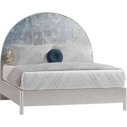 Jonathan Charles Shimmering Moon Half Round Panel Bed (500443-USK-HPS)