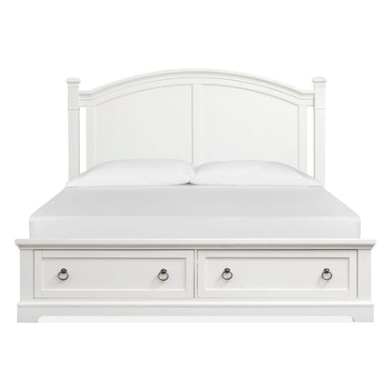 Magnussen Home Kingston Whisper White & Cerused Nutmeg Bed