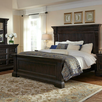 Pulaski Furniture Caldwell Smoked Molasses Bed
